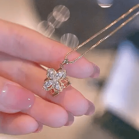 Collar Flor Giratoria