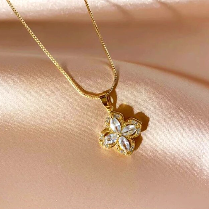 Collar Flor Giratoria